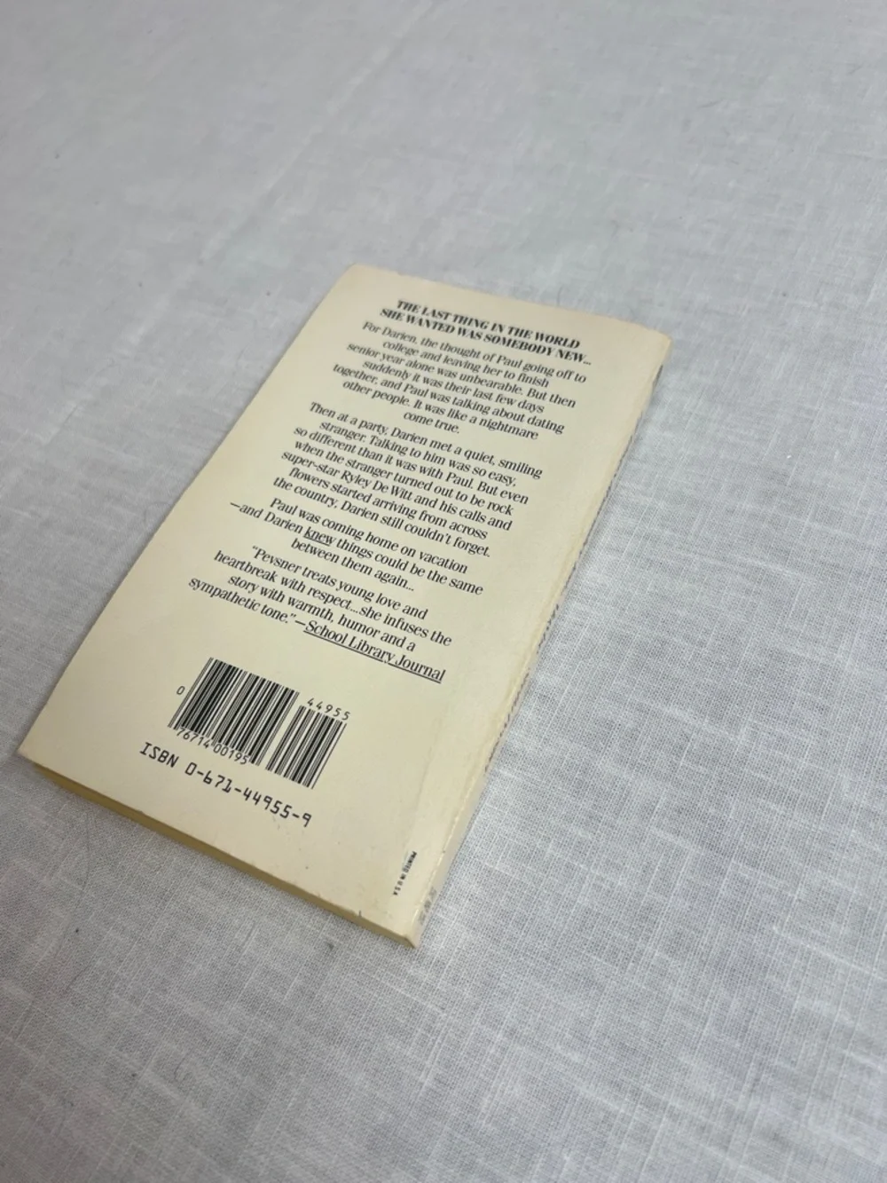 N/A paperback novel